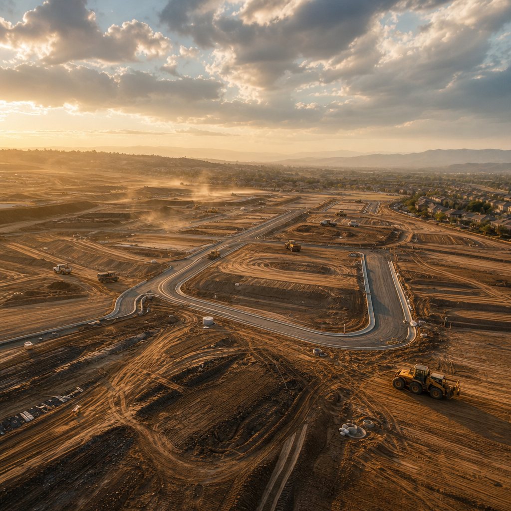 Subdivision infrastructure site development