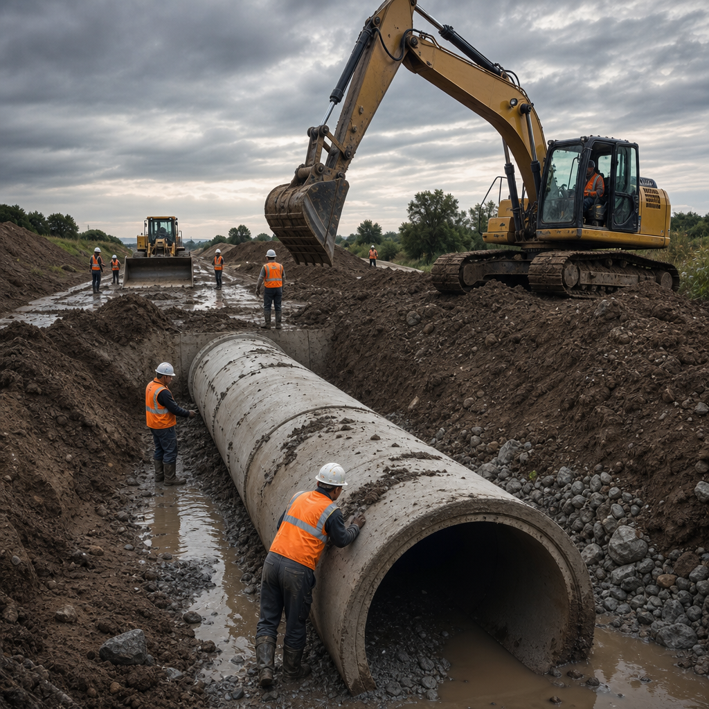 Drainage and site improvements